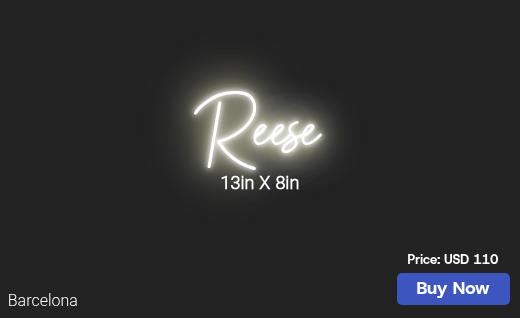 CUSTOM NEON SIGN FOR Mranallo102
