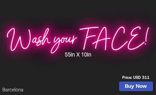 CUSTOM NEON SIGN FOR Cosmocomet8