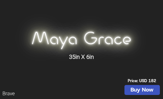 CUSTOM NEON SIGN FOR Sthomas917