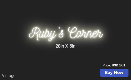 CUSTOM NEON SIGN FOR Pvstacey