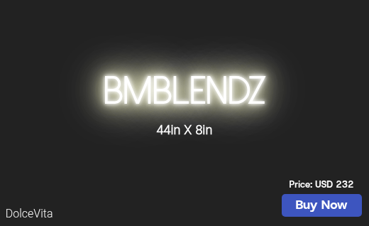 CUSTOM NEON SIGN FOR Brandon Sjq03
