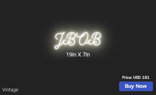 CUSTOM NEON SIGN FOR Jbobdiamond