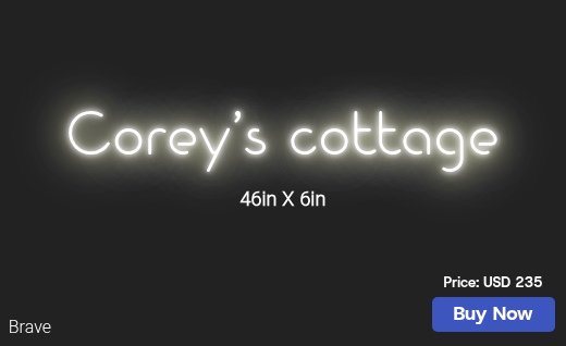 CUSTOM NEON SIGN FOR Coreybs61