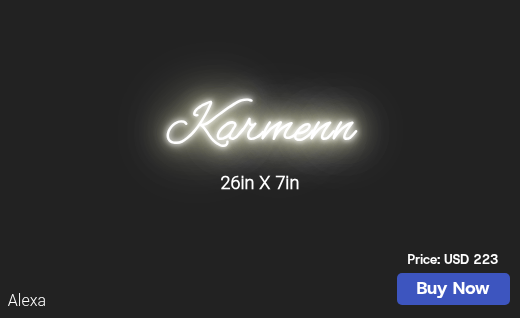 CUSTOM NEON SIGN FOR Kristinacoggins29