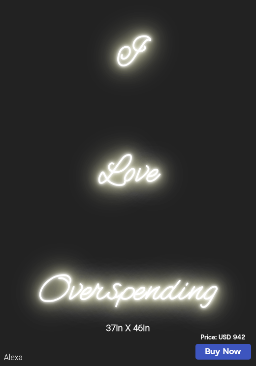 CUSTOM NEON SIGN FOR Khizra Farrukh