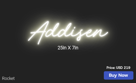 CUSTOM NEON SIGN FOR Brooksmolina25