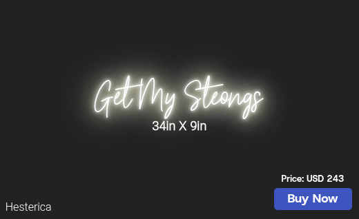 CUSTOM NEON SIGN FOR Tammy Lewin