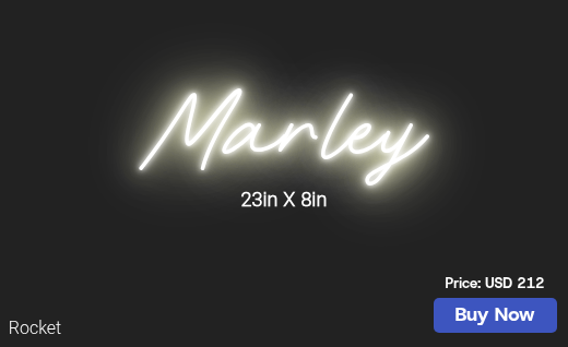 CUSTOM NEON SIGN FOR Mosley Kane