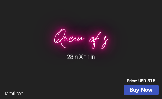 CUSTOM NEON SIGN FOR Gillian 1913 Shops