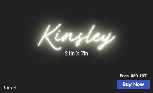 CUSTOM NEON SIGN FOR Tomekiatrimble