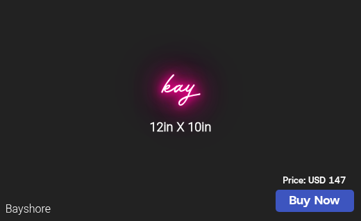 CUSTOM NEON SIGN FOR Melissarobb87