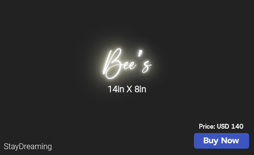 CUSTOM NEON SIGN FOR Jackiebee73
