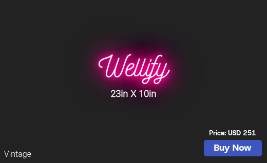 CUSTOM NEON SIGN FOR Wellifyhealth