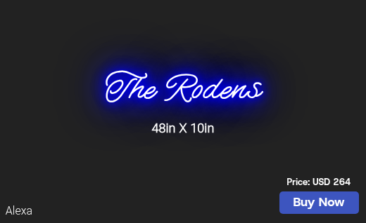 CUSTOM NEON SIGN FOR Gericlark