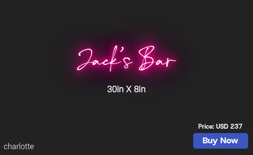 CUSTOM NEON SIGN FOR Severding