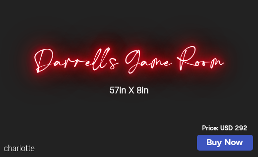 CUSTOM NEON SIGN FOR Constancem949