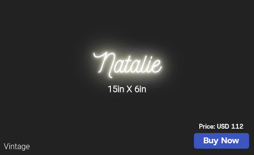 CUSTOM NEON SIGN FOR Sseerdat