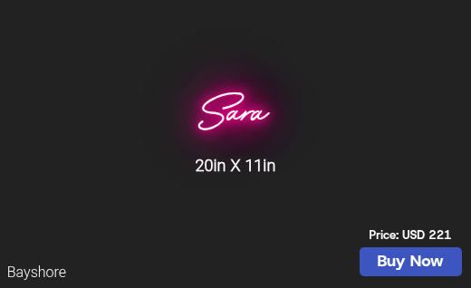 CUSTOM NEON SIGN FOR Kimberlybenton123