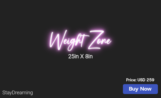 CUSTOM NEON SIGN FOR Aayogandfitness
