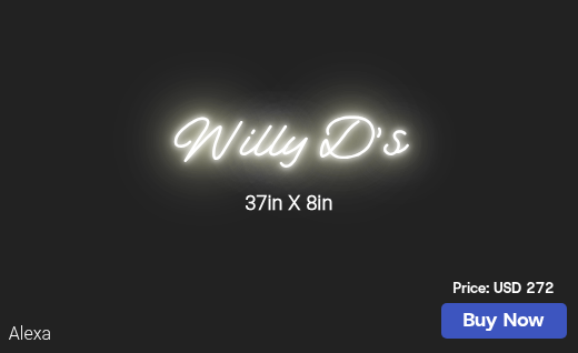 CUSTOM NEON SIGN FOR Wdionne