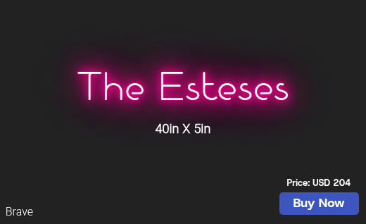 CUSTOM NEON SIGN FOR Jennyestes