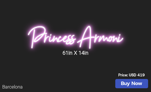 CUSTOM NEON SIGN FOR Laneaa98