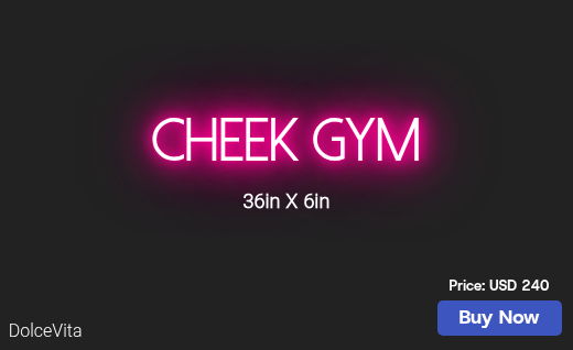 CUSTOM NEON SIGN FOR Steph Cheek