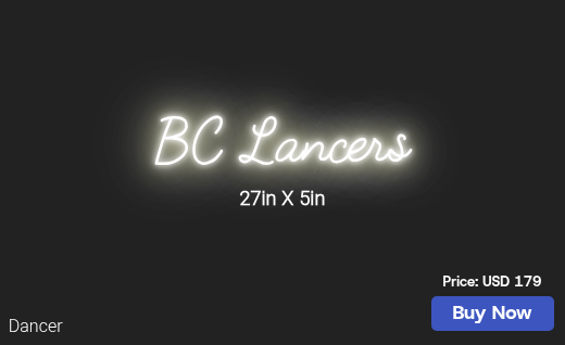 CUSTOM NEON SIGN FOR Bryan Adam Register