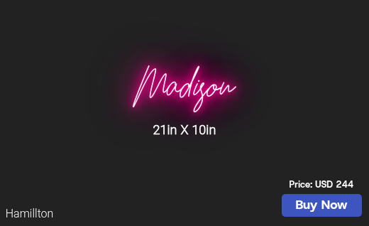 CUSTOM NEON SIGN FOR Nancy