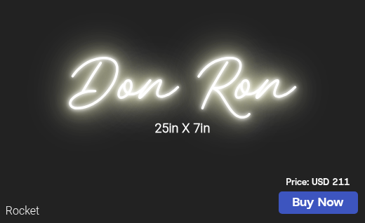 CUSTOM NEON SIGN FOR Rsdbrown28
