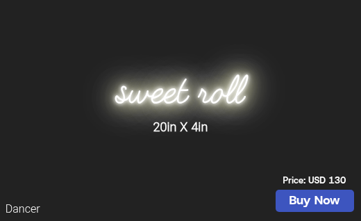 CUSTOM NEON SIGN FOR Reighnbeaureighnbeau