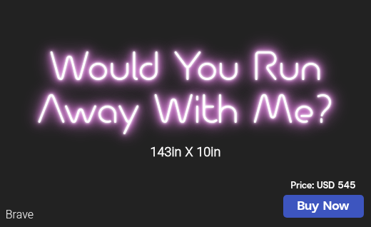 CUSTOM NEON SIGN FOR Megantew