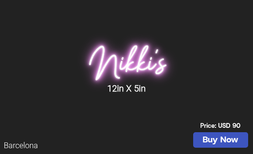 CUSTOM NEON SIGN FOR Sinned0220