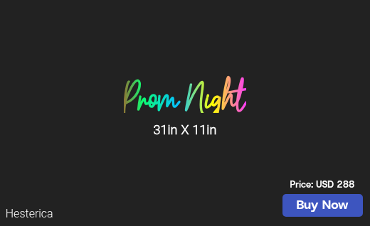CUSTOM NEON SIGN FOR Lpost