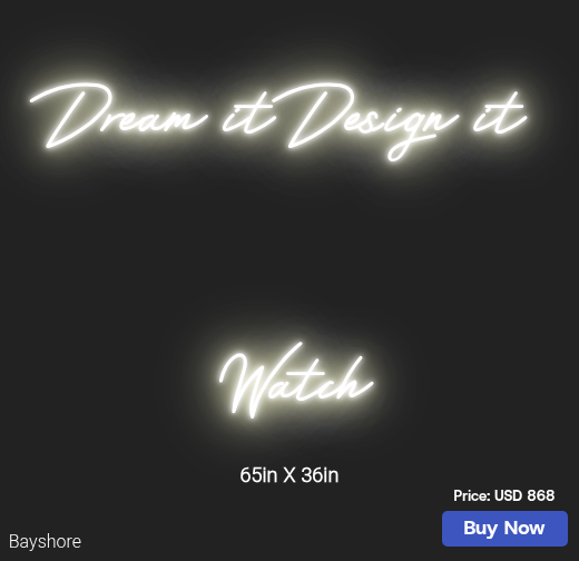 CUSTOM NEON SIGN FOR Khizra Farrukh