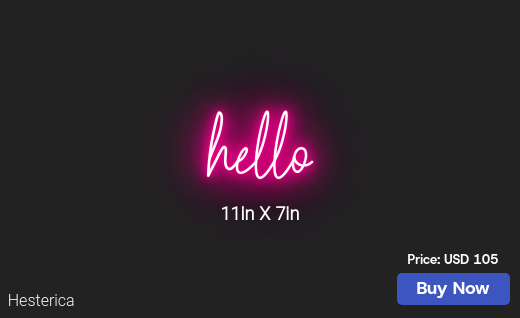 CUSTOM NEON SIGN FOR Khizra Farrukh