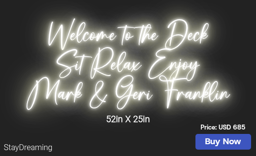 CUSTOM NEON SIGN FOR Franko6185