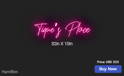 CUSTOM NEON SIGN FOR Mperry639