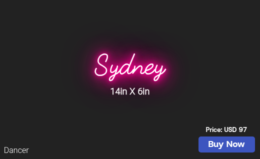 CUSTOM NEON SIGN FOR Brendabpeterson