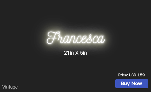 CUSTOM NEON SIGN FOR Deannepuryear