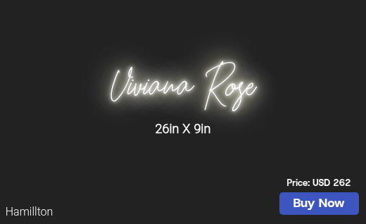 CUSTOM NEON SIGN FOR Hannahvargashv12