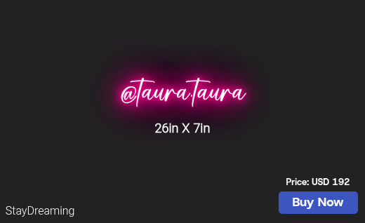 CUSTOM NEON SIGN FOR Zackofallfades
