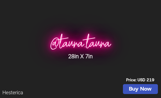 CUSTOM NEON SIGN FOR Zackofallfades