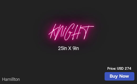 CUSTOM NEON SIGN FOR Timberknight62