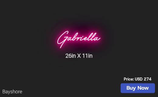 CUSTOM NEON SIGN FOR Norsal2354