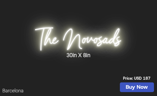 CUSTOM NEON SIGN FOR Jscates18