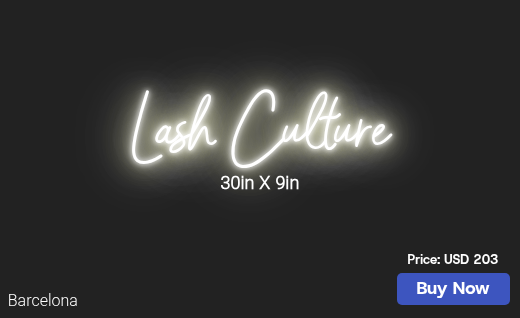 CUSTOM NEON SIGN FOR Klc728