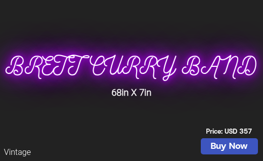 CUSTOM NEON SIGN FOR Brittcurrie