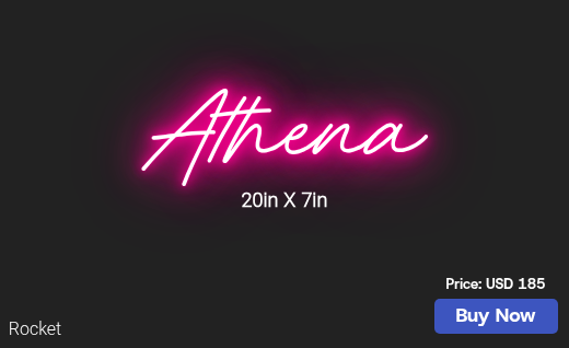 CUSTOM NEON SIGN FOR Salazarracheld