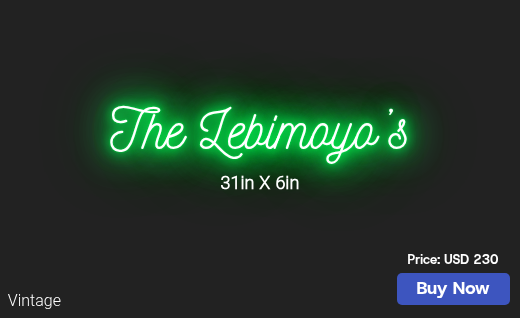 CUSTOM NEON SIGN FOR Sophiayslas